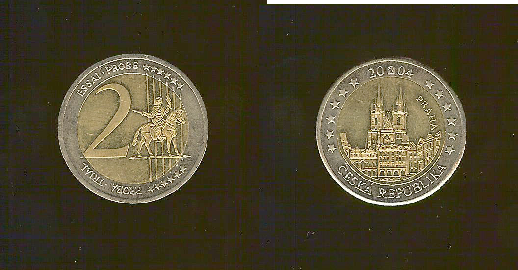 Czeck Republique 2 euro trial coin 2004 Unc